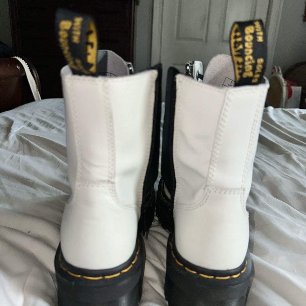 White Doc Marten Jadon boots - Picture 5 of 10